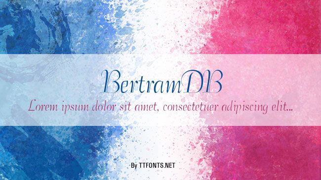 BertramDB example