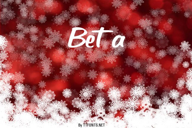 Beta example