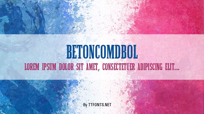 BetonComDBol example