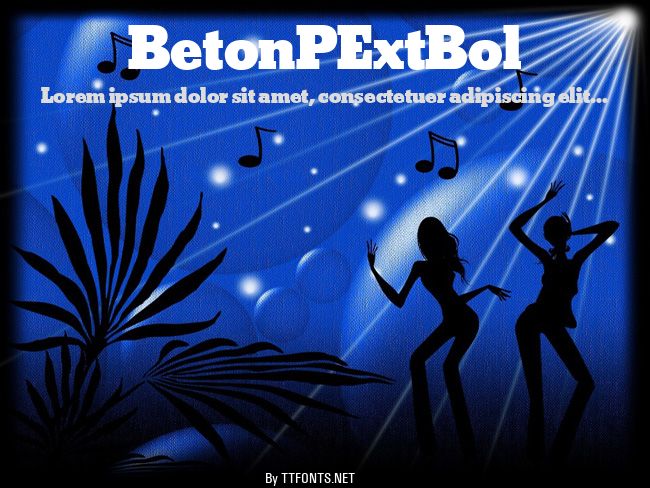 BetonPExtBol example