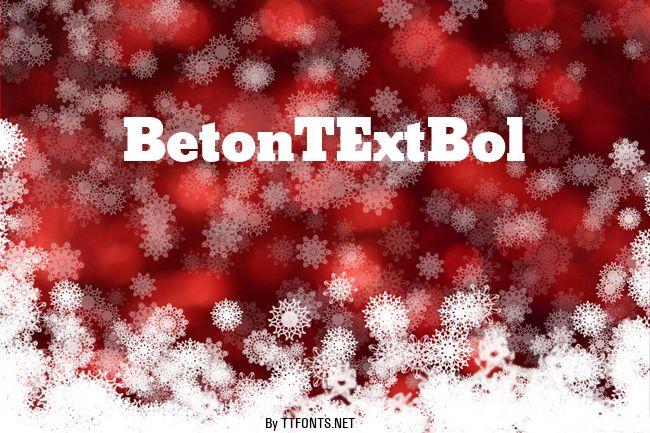 BetonTExtBol example