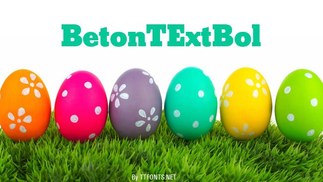 BetonTExtBol example