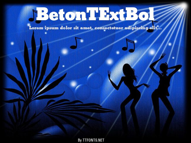 BetonTExtBol example