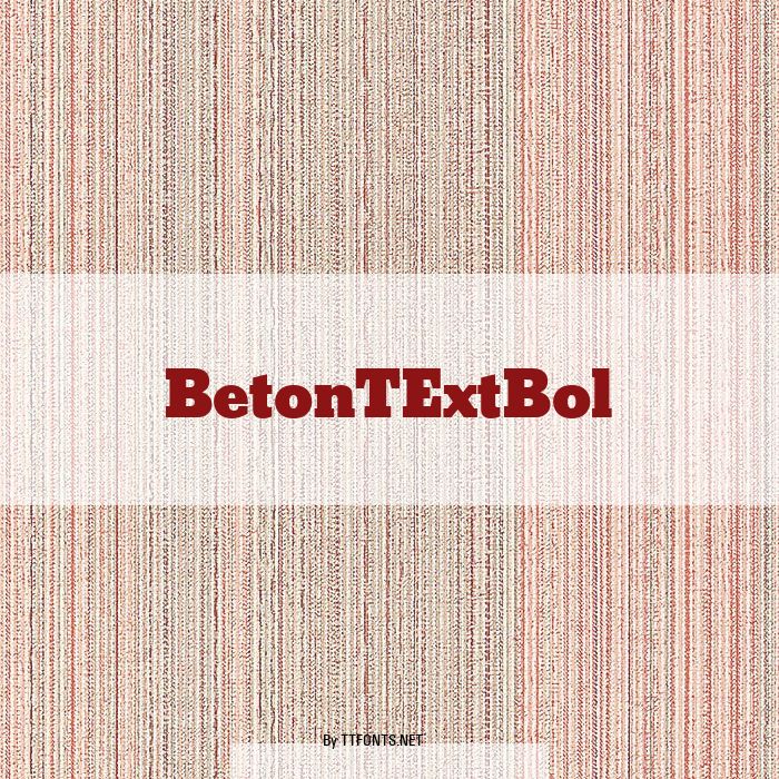BetonTExtBol example