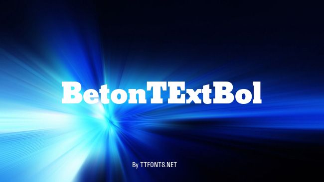 BetonTExtBol example