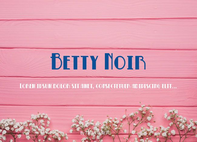 Betty Noir example