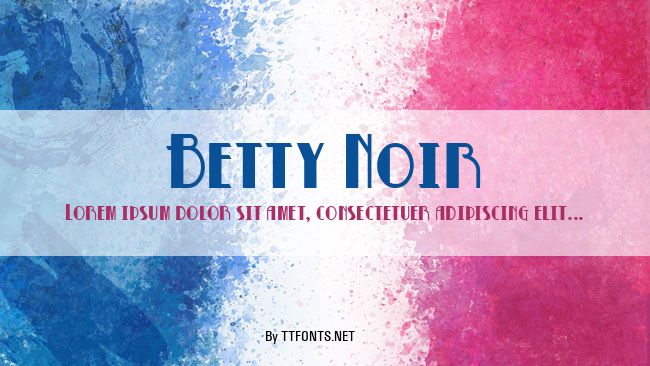 Betty Noir example