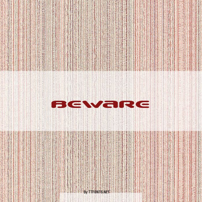 Beware example