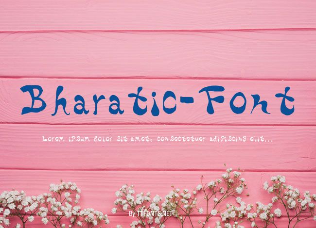 Bharatic-Font example