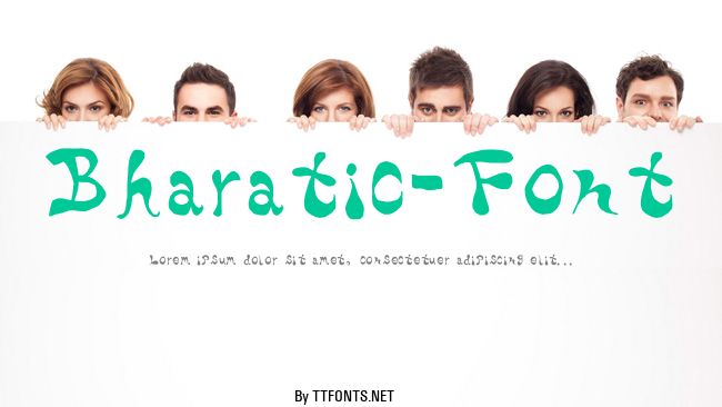 Bharatic-Font example