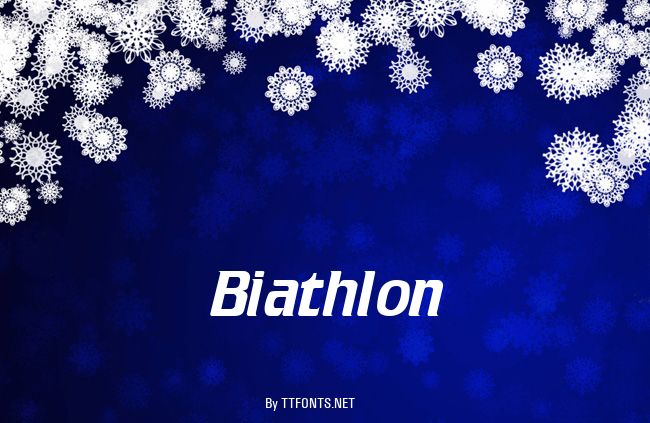 Biathlon example