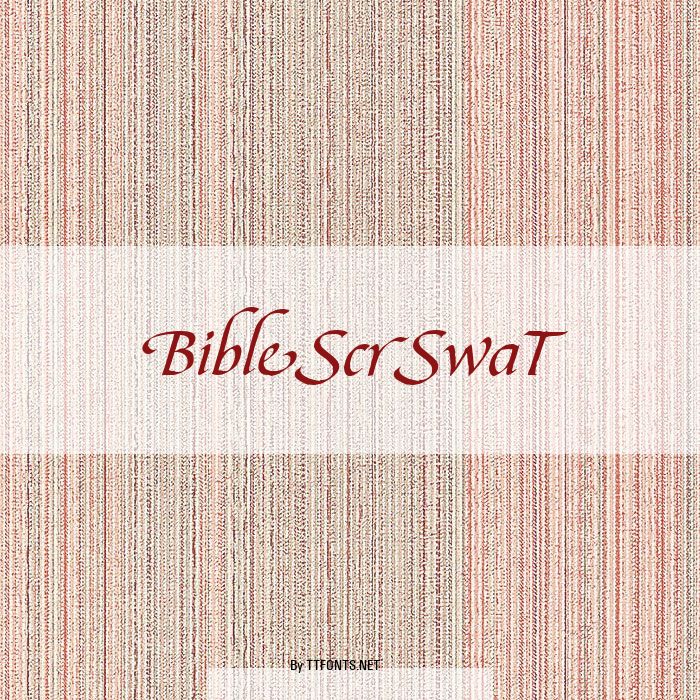 BibleScrSwaT example