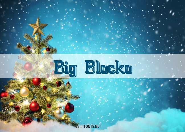 Big Blocko example