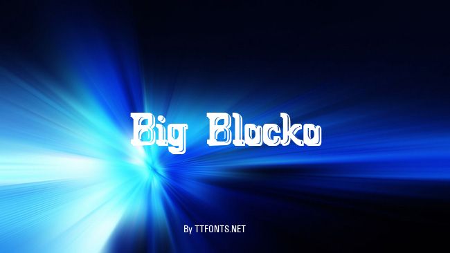 Big Blocko example