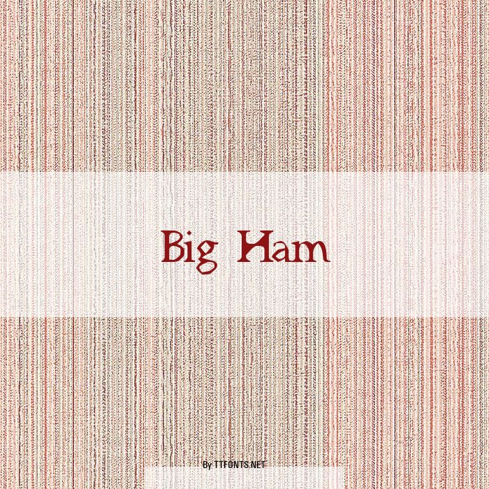 Big Ham example