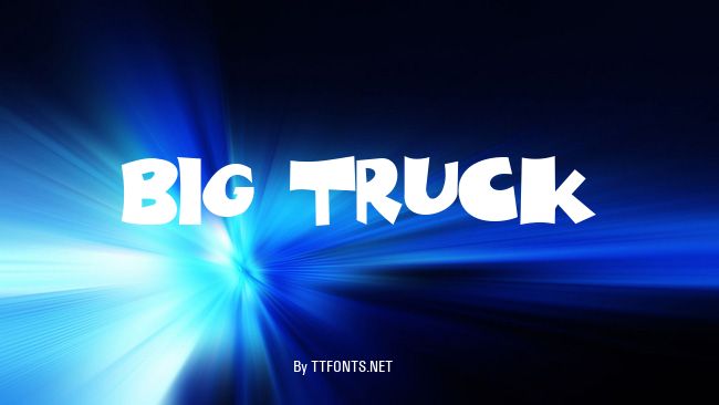 Big Truck example
