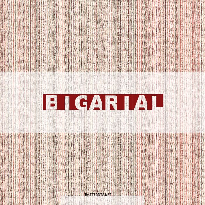 BIGARIAL example