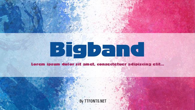 Bigband example
