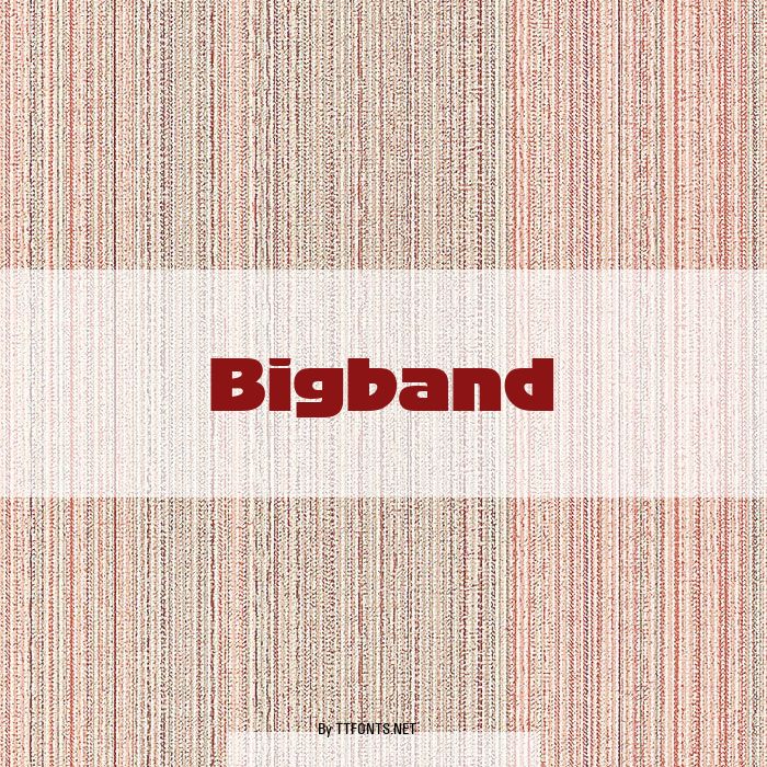 Bigband example