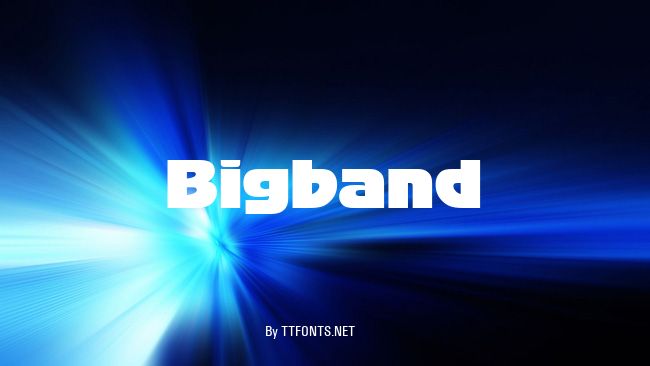 Bigband example