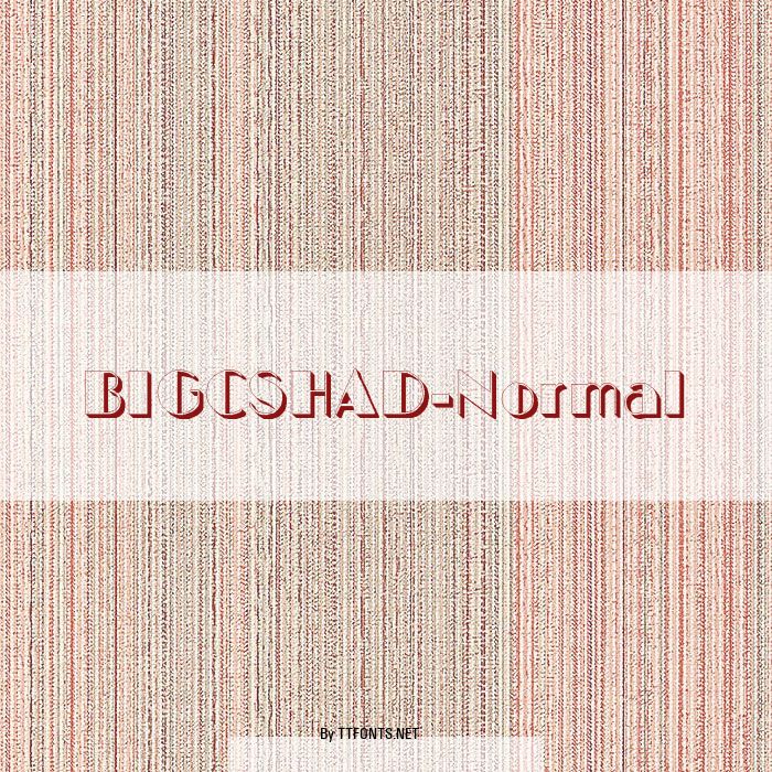 BIGCSHAD-Normal example