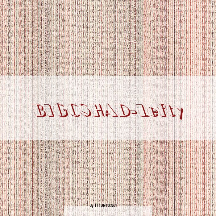 BIGCSHAD-Lefty example