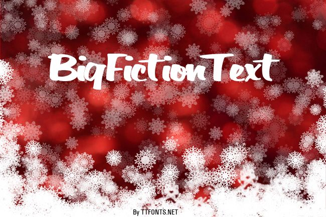 BigFictionText example