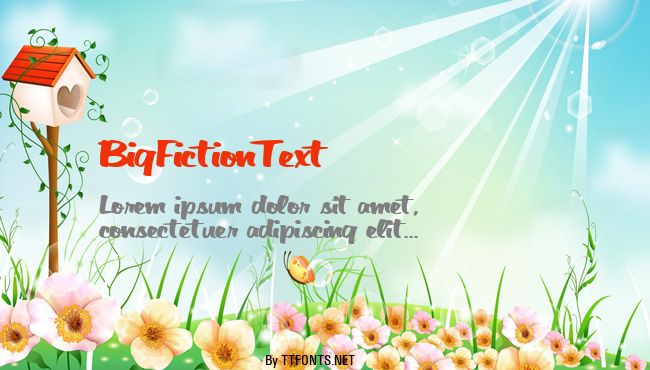 BigFictionText example