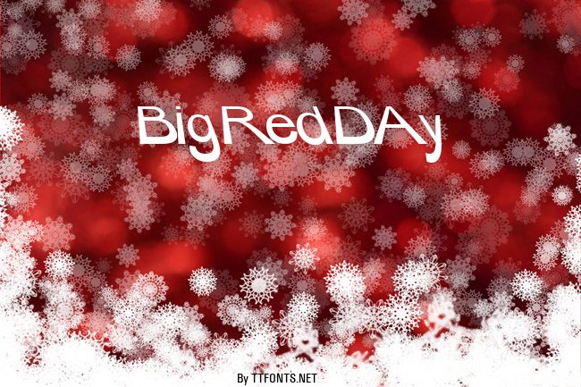 BigRedDAy example