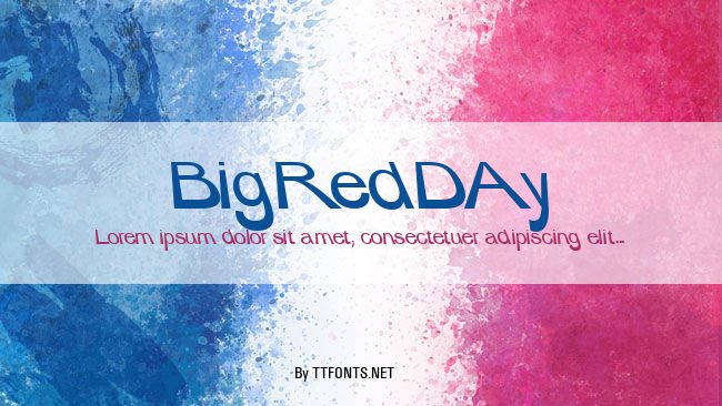 BigRedDAy example