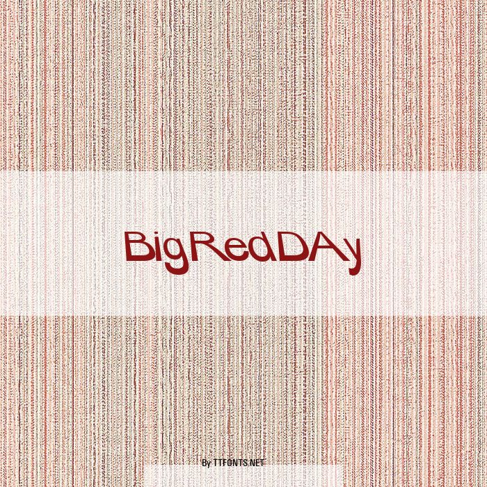 BigRedDAy example