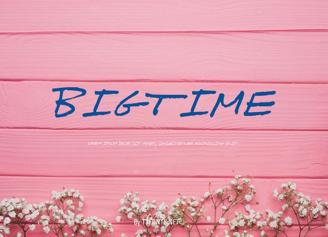 Bigtime example
