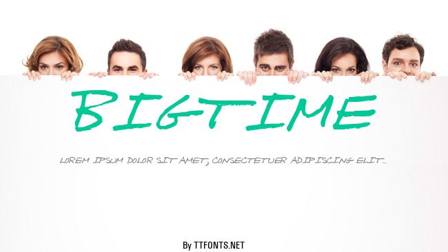 Bigtime example