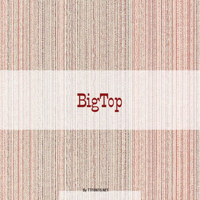 BigTop example