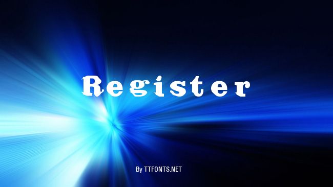 Register example