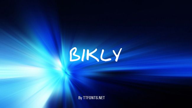 Bikly example