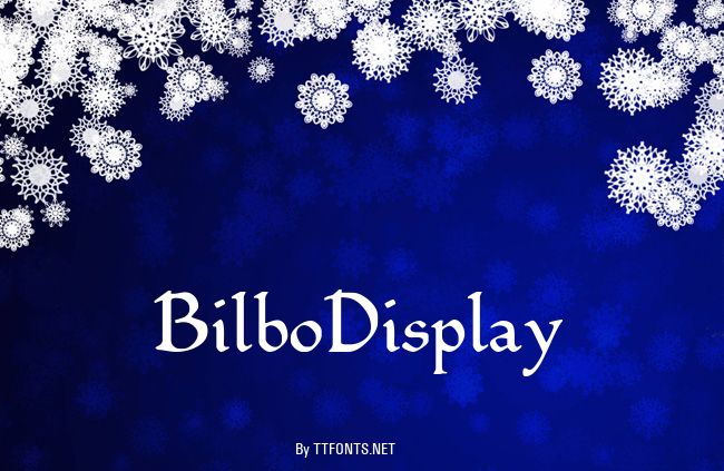 BilboDisplay example