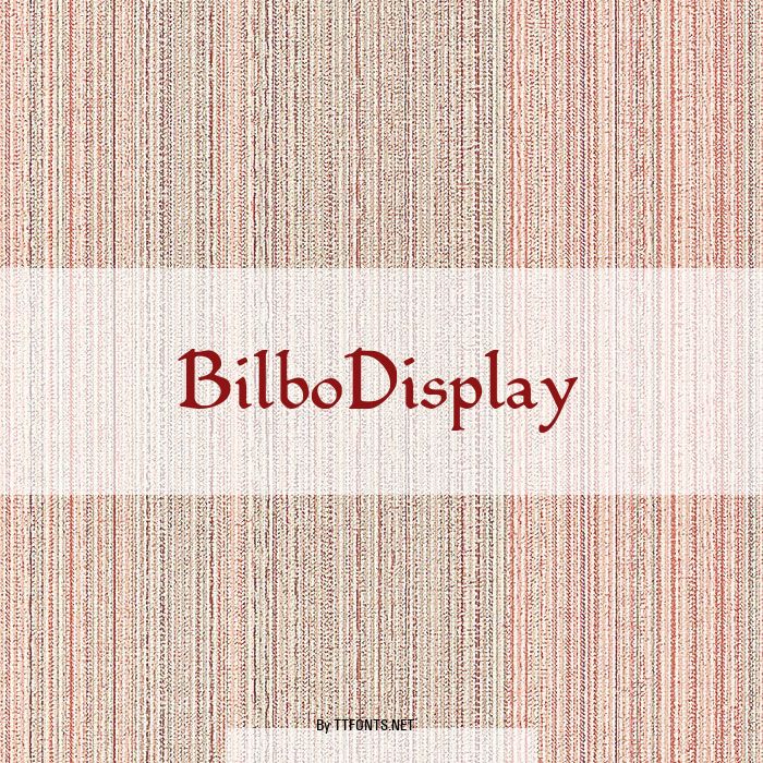 BilboDisplay example