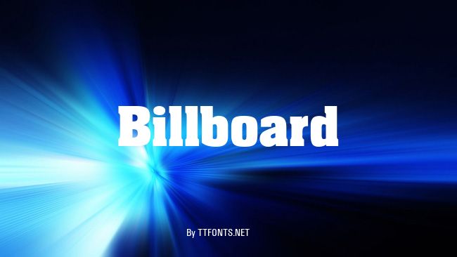 Billboard example
