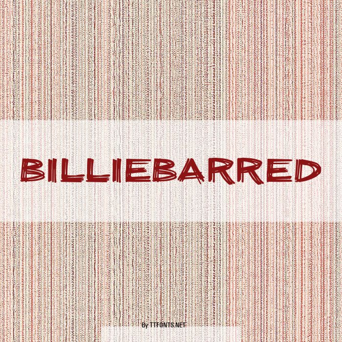 billieBarred example