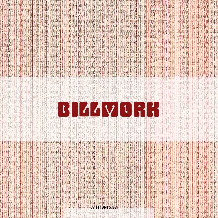 Billmork example