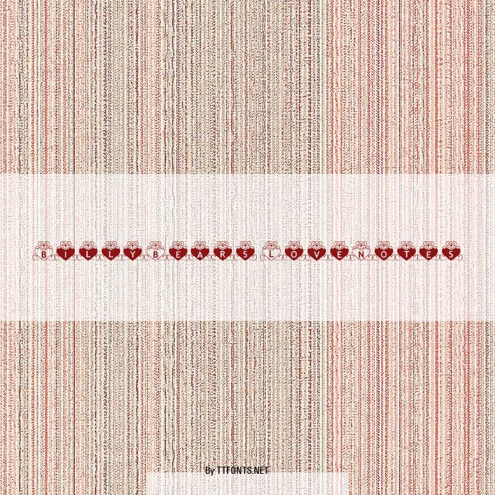 BillyBears LoveNotes example