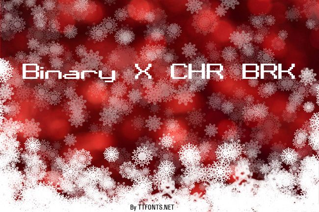 Binary X CHR BRK example