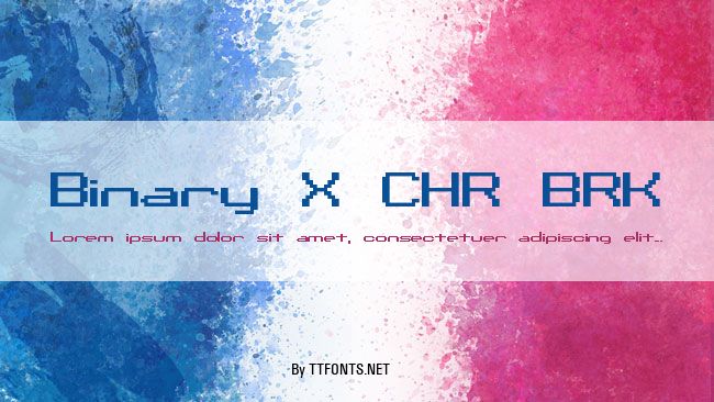 Binary X CHR BRK example