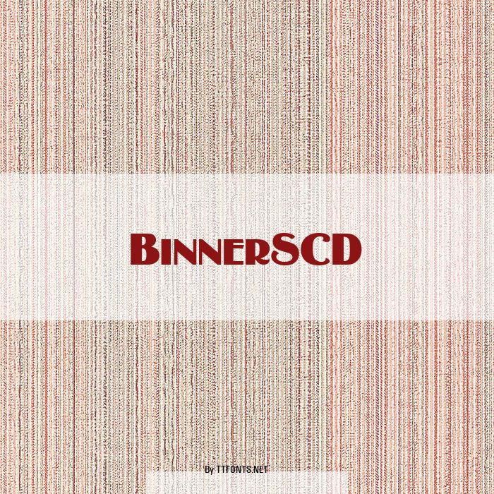 BinnerSCD example