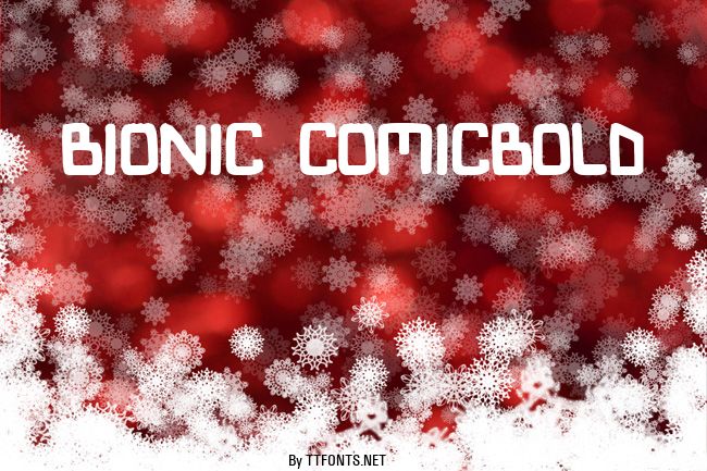 Bionic ComicBold example