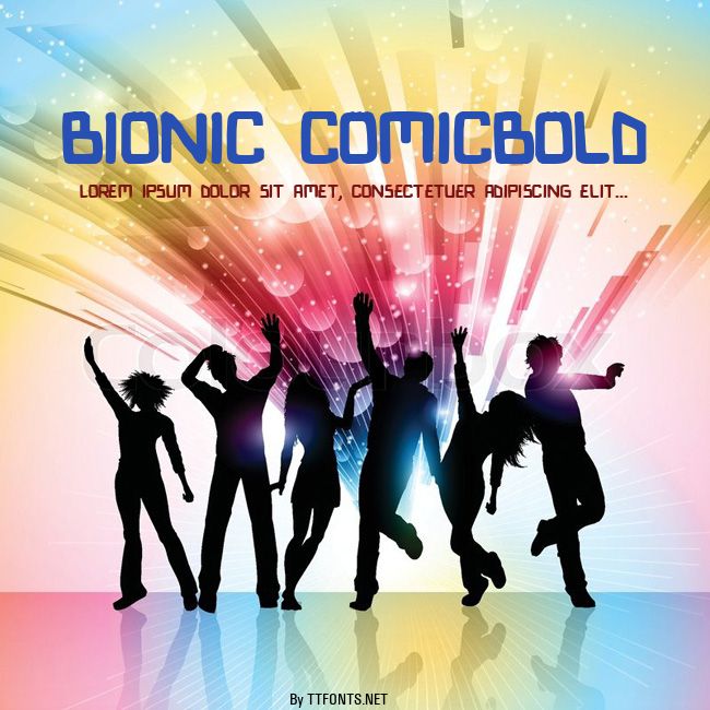 Bionic ComicBold example