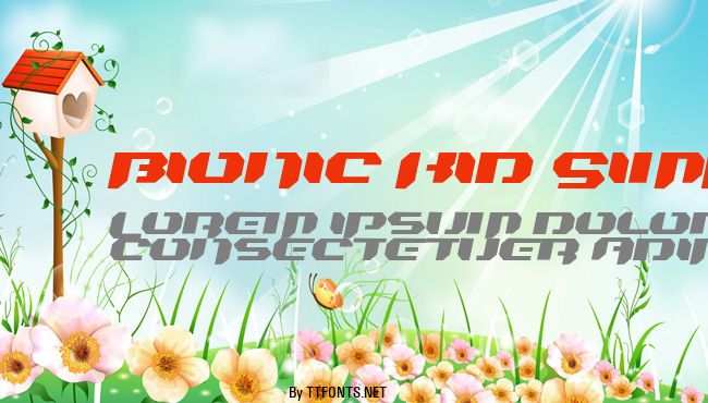 Bionic Kid Simple Slanted example