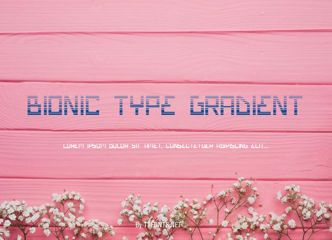 Bionic Type Gradient example