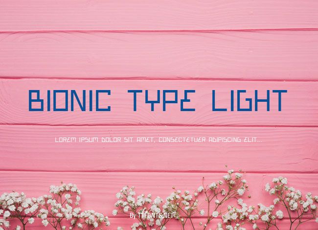 Bionic Type Light example